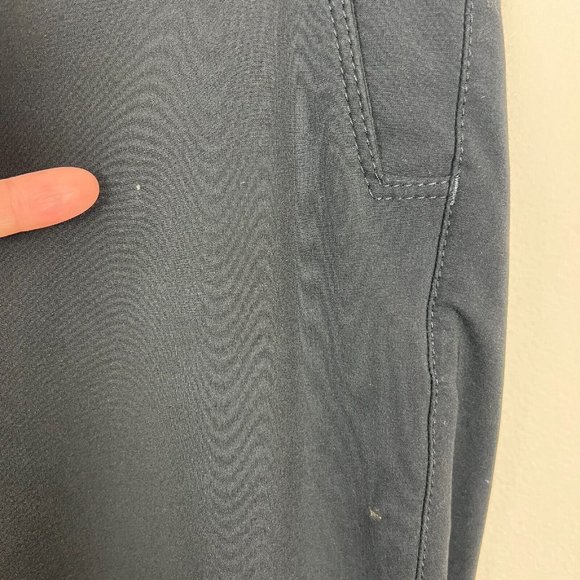 Eddie Bauer Travex Pants Womens 6 Black Fleece Lined Hiking Winter Straight Leg - Picture 8 of 16